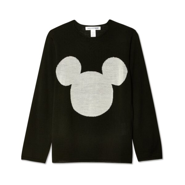 BLACK AND WHITE MICKEY MOUSE SWEATER